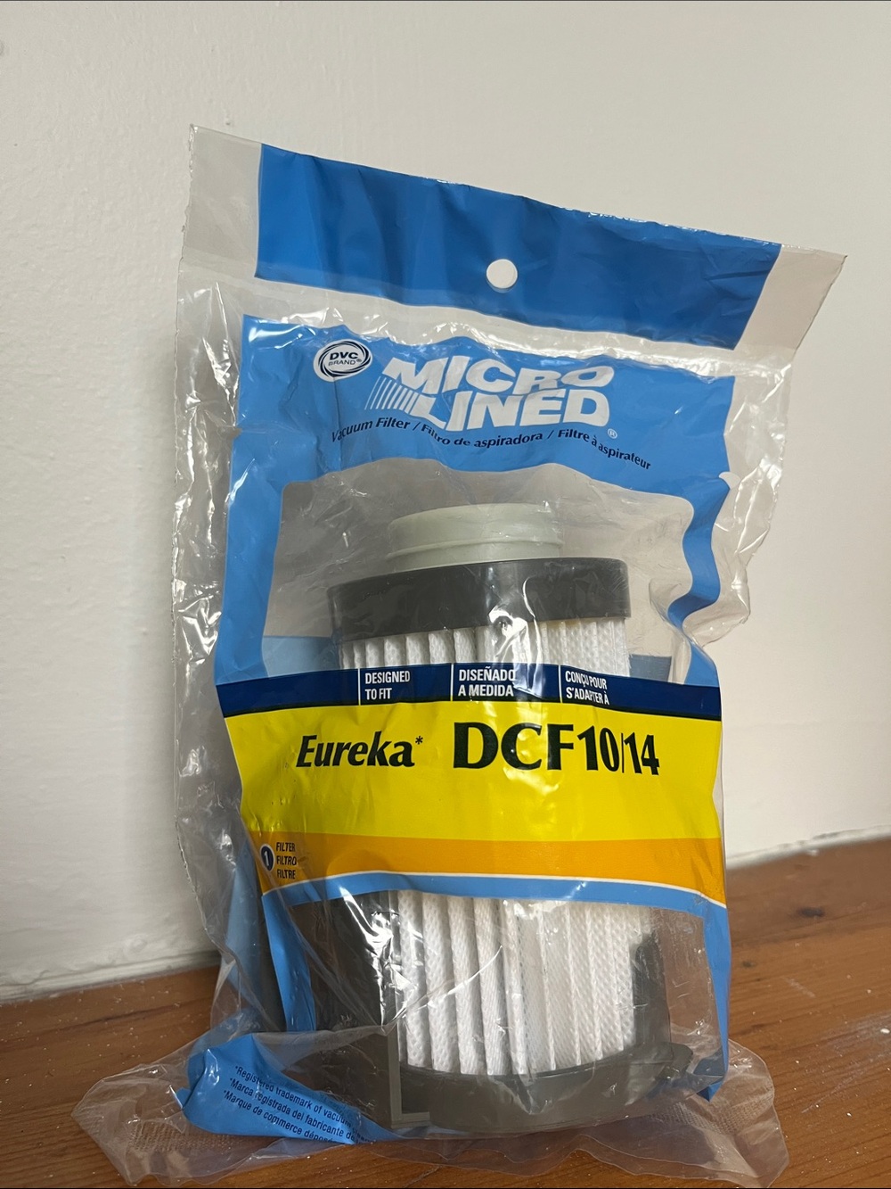 Eureka DCF1014 Micro Liner Vacuum Filter — White